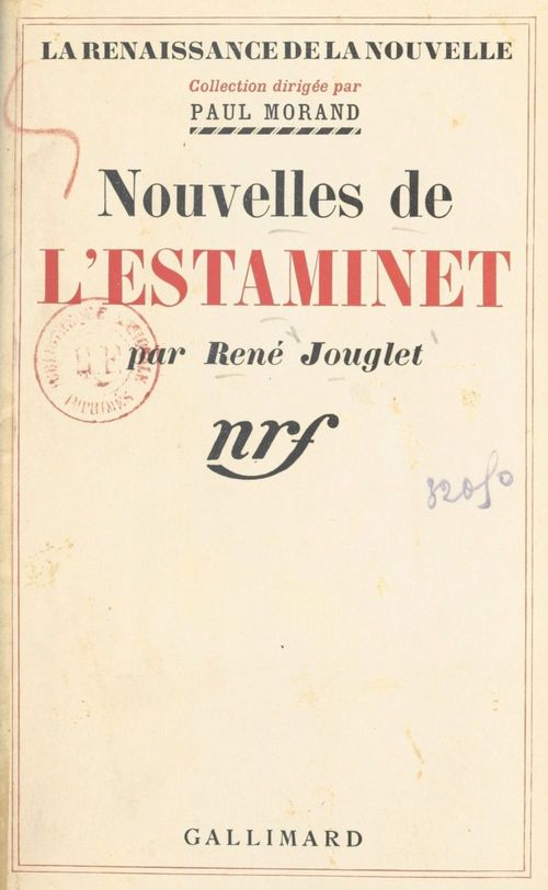 Couverture ebook de Nouvelles de l'estaminet, de Rene Jouglet