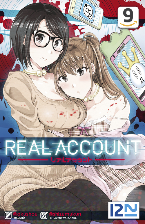 Couverture ebook de Real Account - tome 9, de Okushou, Shizumu Watanabe