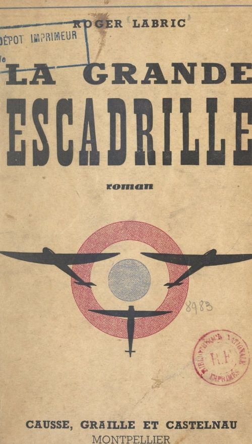 ebook cover of La grande escadrille, by Roger Labric