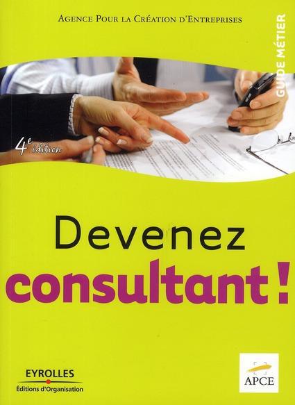 ebook cover of Devenez consultant !, by Apce