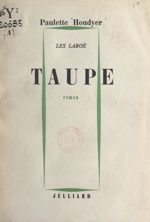 ebook cover of Les Laboë (1), by Paulette Houdyer