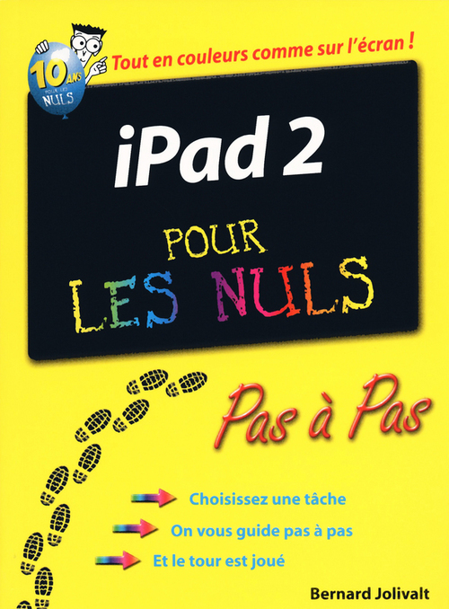 Couverture ebook de Ipad 2 pas à pas pour les nuls, de Bernard Jolivalt