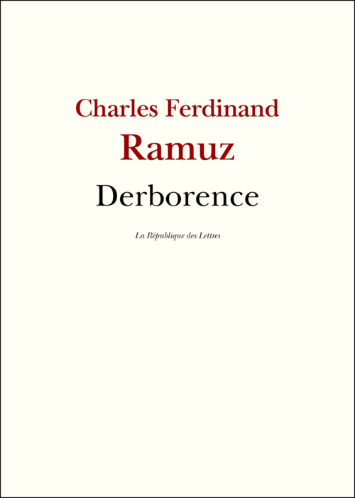 Couverture ebook de Derborence, de Charles-Ferdinand Ramuz