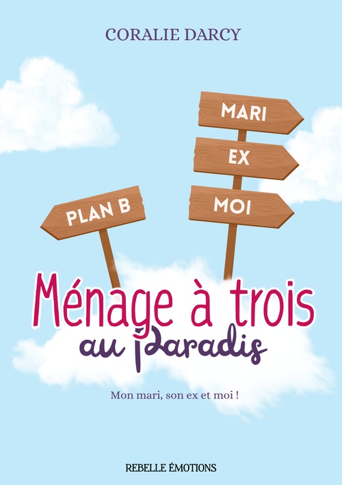 ebook cover of Ménage à trois au paradis, by Coralie Darcy