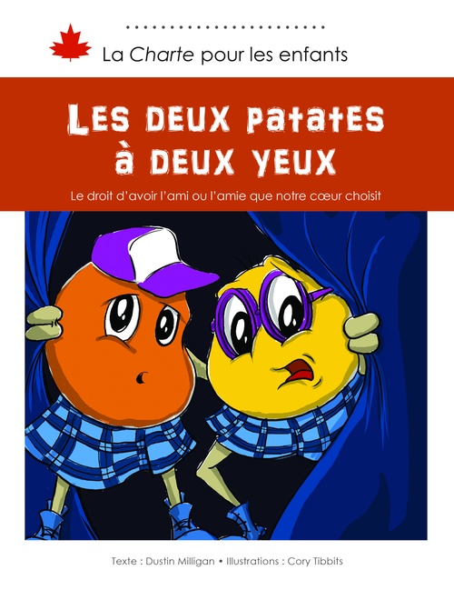 ebook cover of Les deux patates à deux yeux, by Dustin Milligan