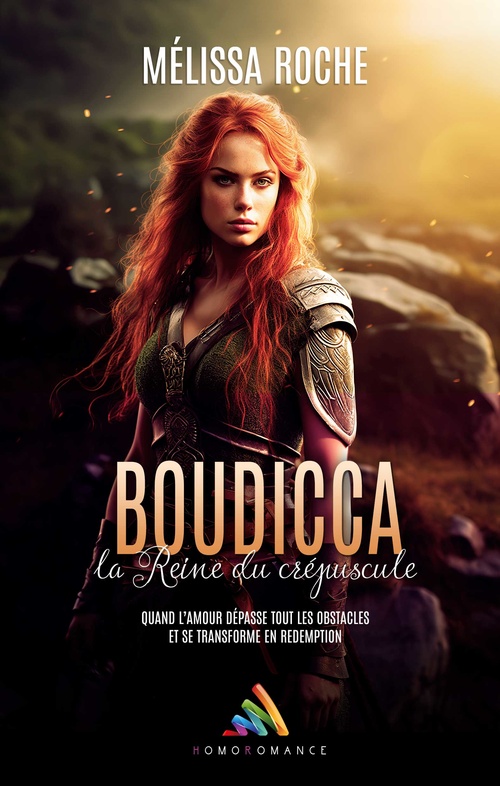 Couverture ebook de Boudicca, la reine du crépuscule [Livre lesbien, roman lesbien], de Melissa Roche