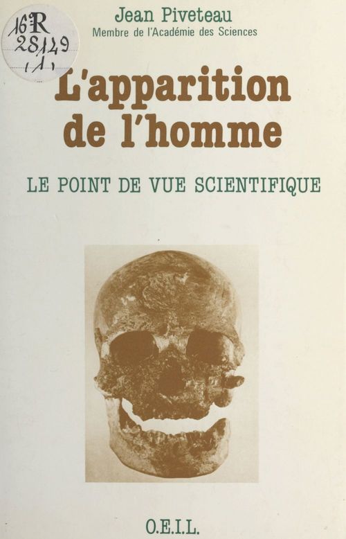 Couverture ebook de Image de l'Homme dans la pensée scientifique, de Jean Piveteau