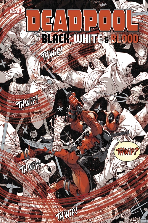 Couverture ebook de Deadpool : Black, White & Blood, de Collectif