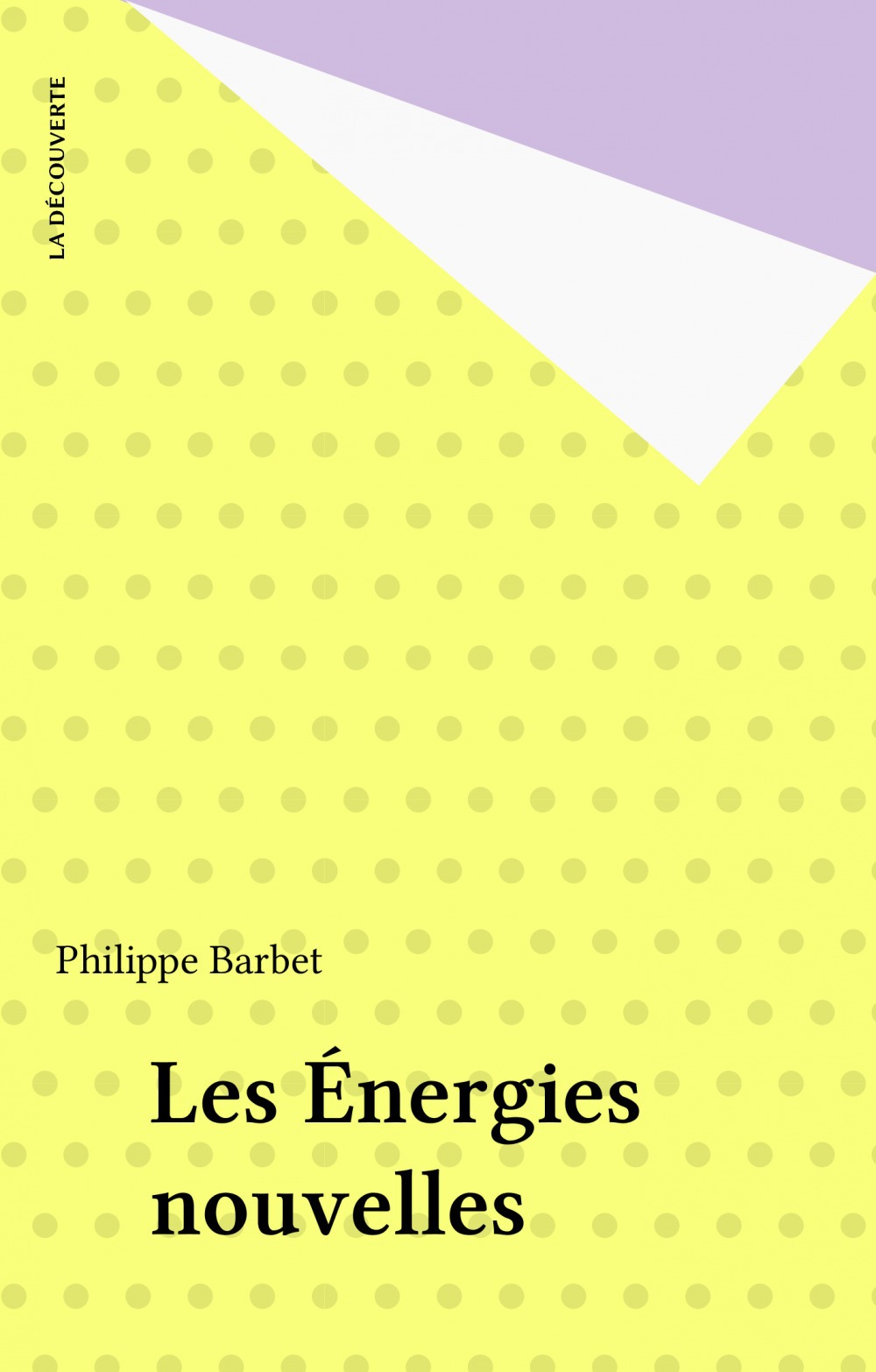 Couverture ebook de Les Énergies nouvelles, de Barbet