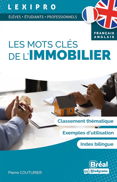 Couverture ebook de Les mots clés de l´immobilier - Français-Anglais, de Pierre Couturier