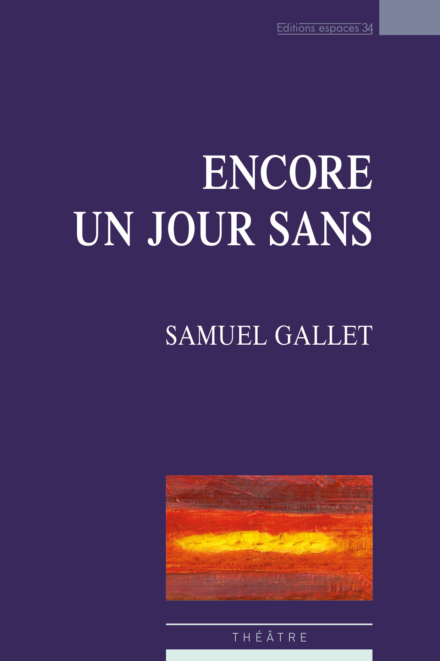 ebook cover of Encore un jour sans, by Samuel Gallet