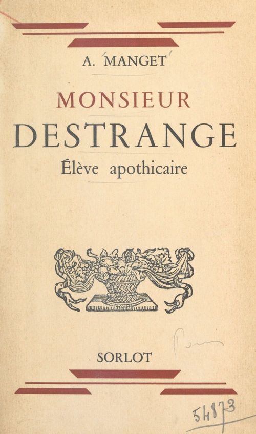 Couverture ebook de Monsieur Destrange, de Armand Manget