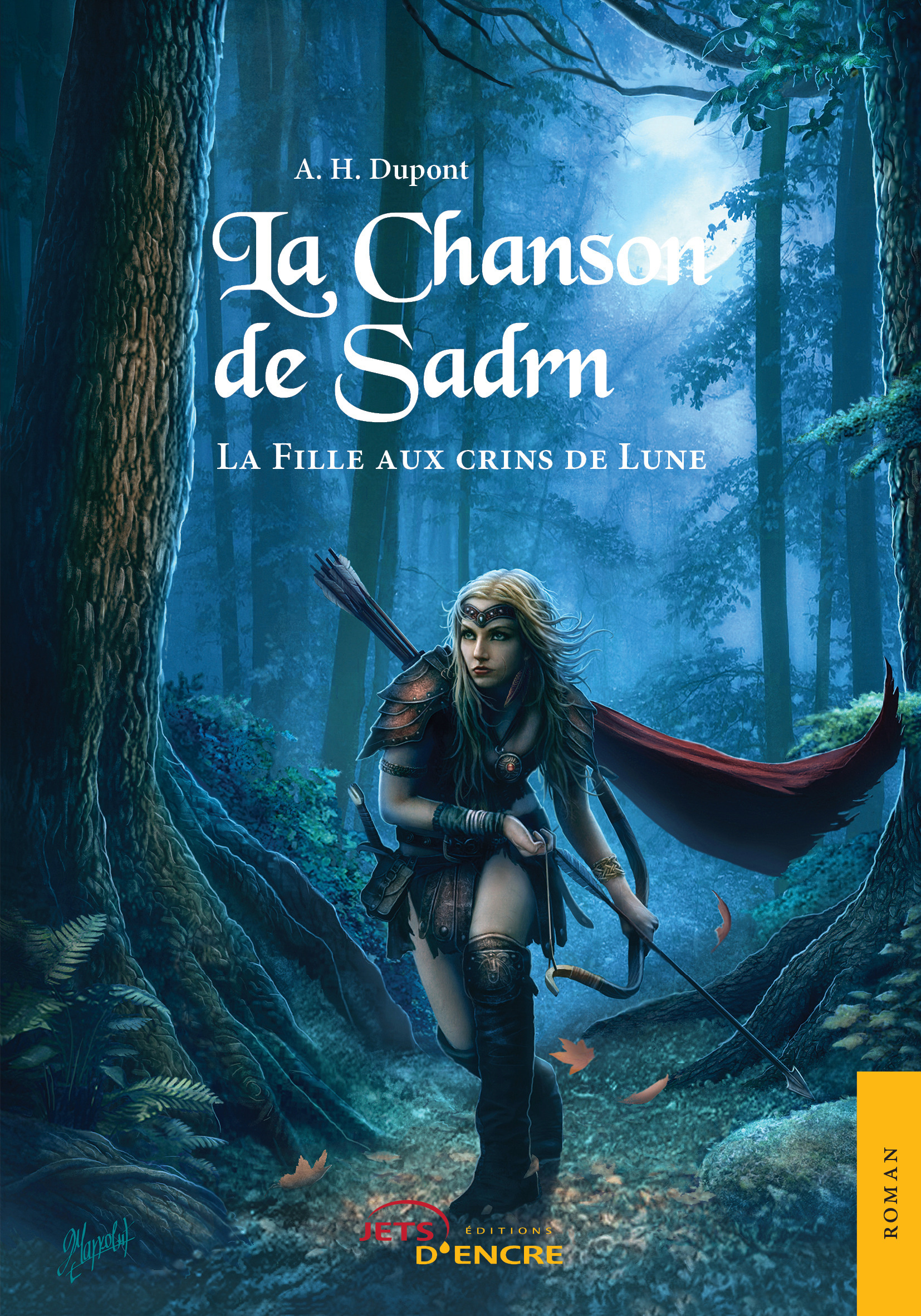 ebook cover of La Chanson de Sadrn, by A. H. Dupont