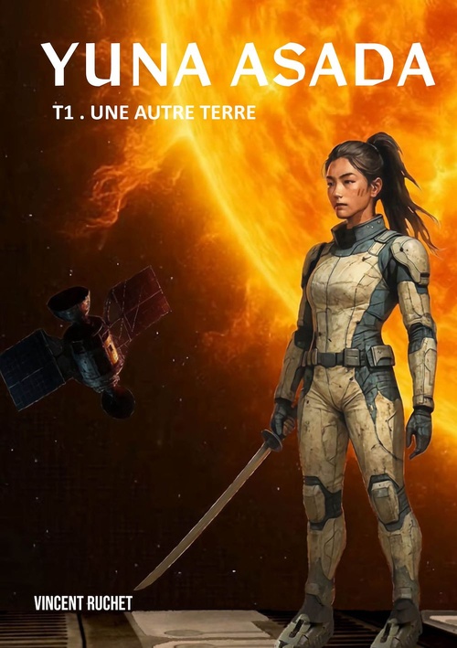 Couverture ebook de Yuna Asada, de Vincent Ruchet