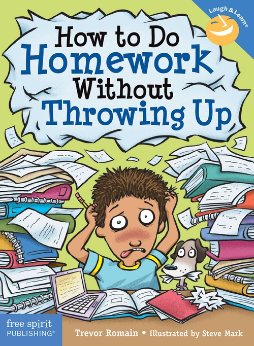 Couverture ebook de How to Do Homework Without Throwing Up, de Trevor Romain