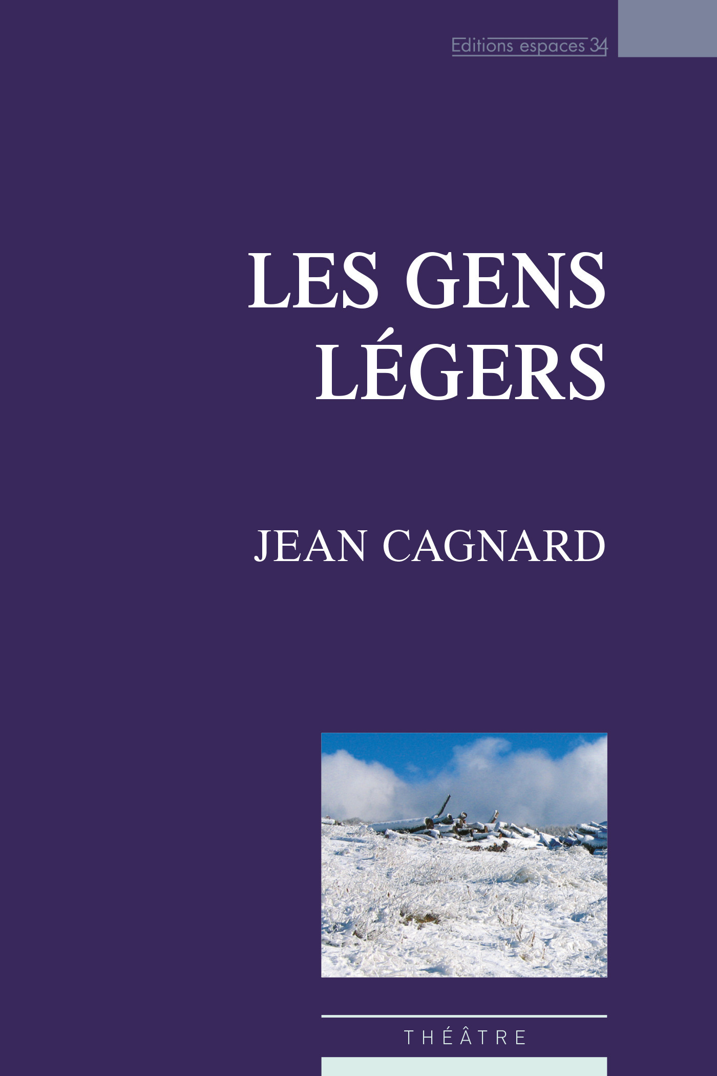 ebook cover of Les Gens légers, by Jean Cagnard