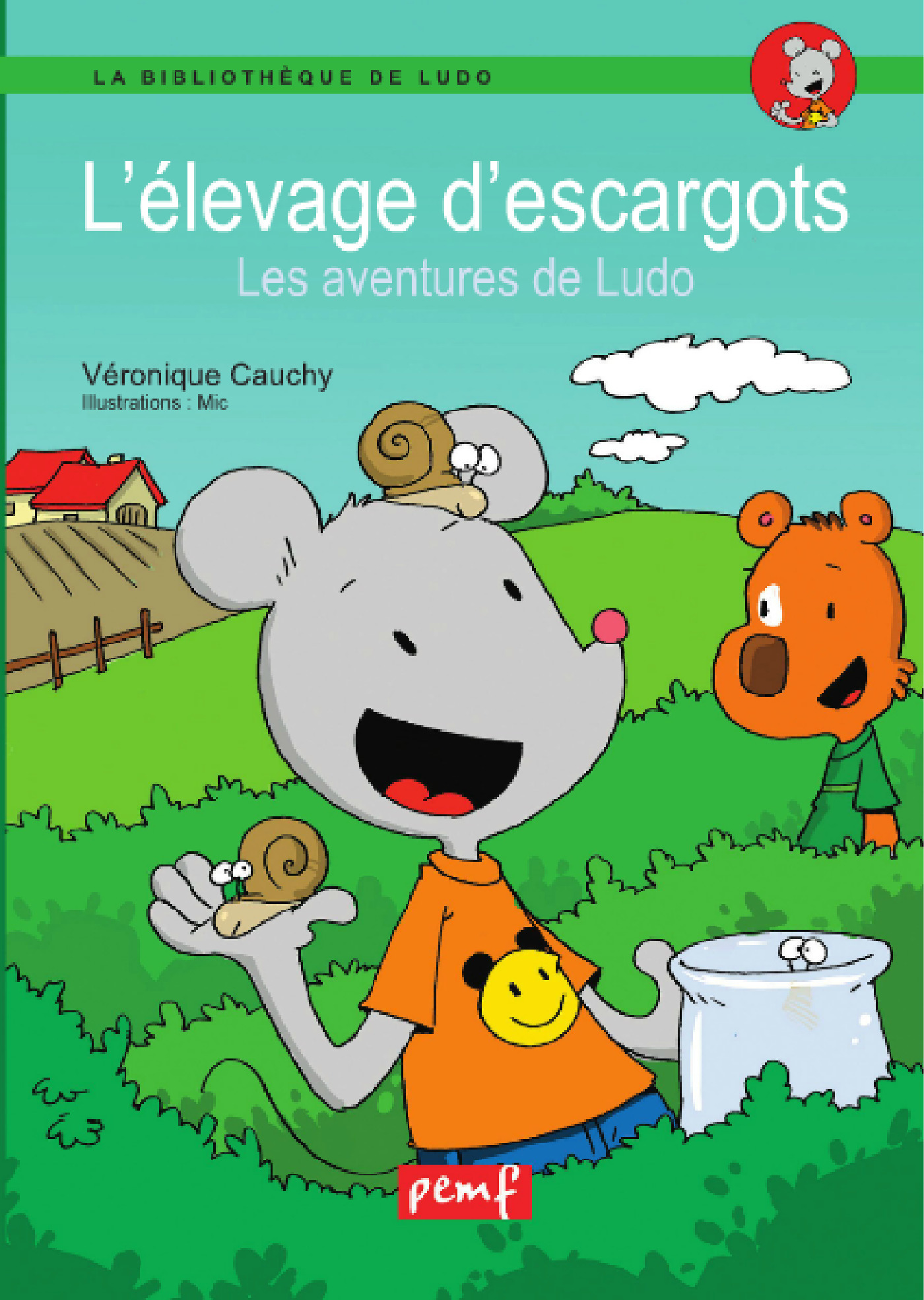 Couverture ebook de L´élevage d´escargots, de Véronique Cauchy