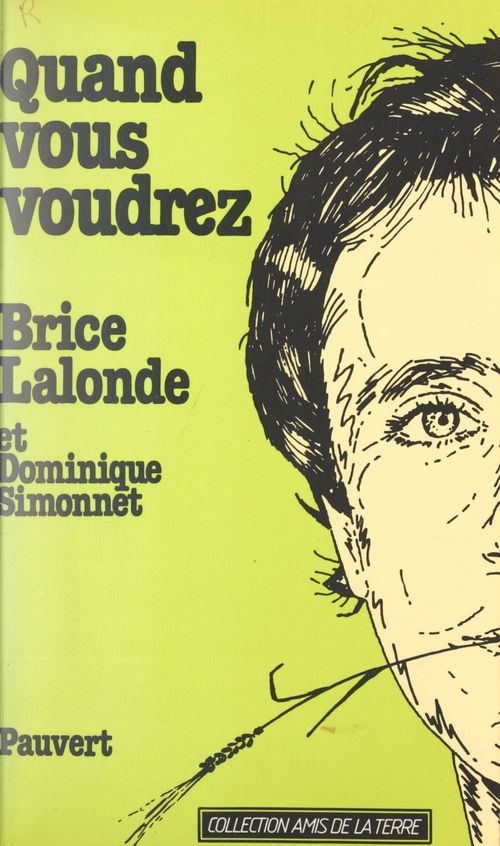 ebook cover of Quand vous voudrez, by Brice Lalonde, Dominique Simonnet