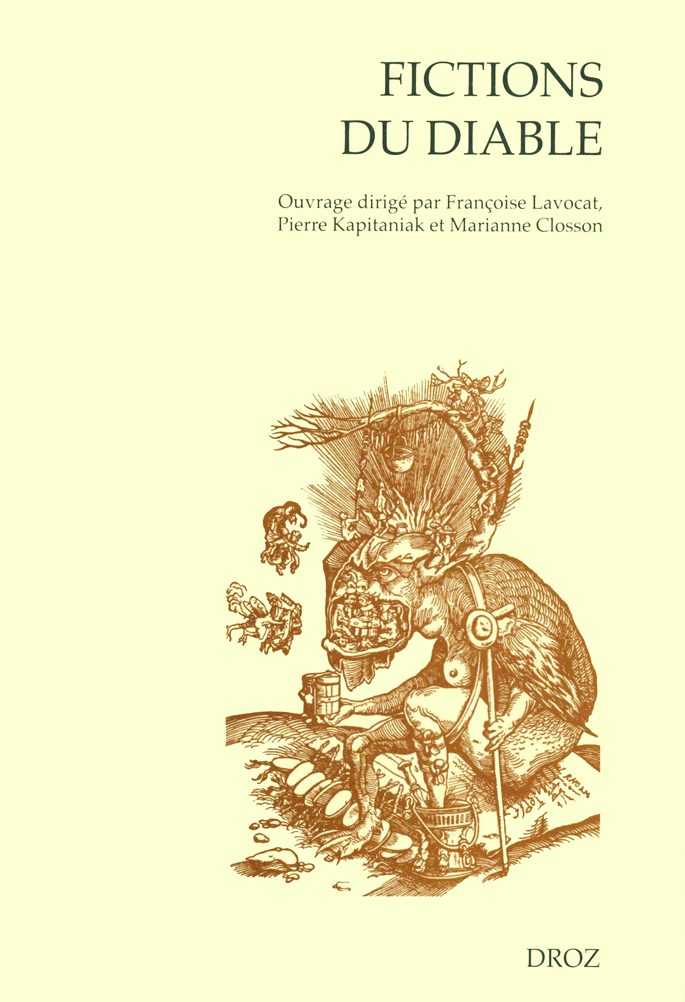 ebook cover of Fictions du diable : Littérature et démonologie de saint Augustin à Léo Taxil, by