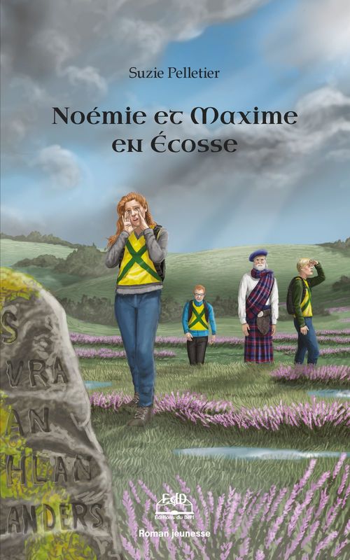 Couverture ebook de Noémie et Maxime en Écosse, de Suzie Pelletier