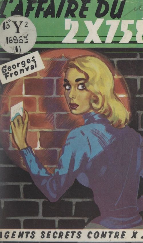Couverture ebook de L'affaire du 2 X 758, de George Fronval