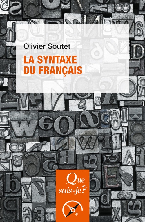 ebook cover of La Syntaxe du français, by Olivier Soutet