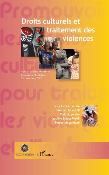 ebook cover of Droits culturels et traitement des violences, by C. Bieger-Merkli, S. Gandolfi, F. Sow