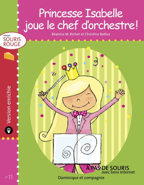 Couverture ebook de Princesse Isabelle joue le chef d´orchestre ! - version enrichie, de Béatrice m. Richet