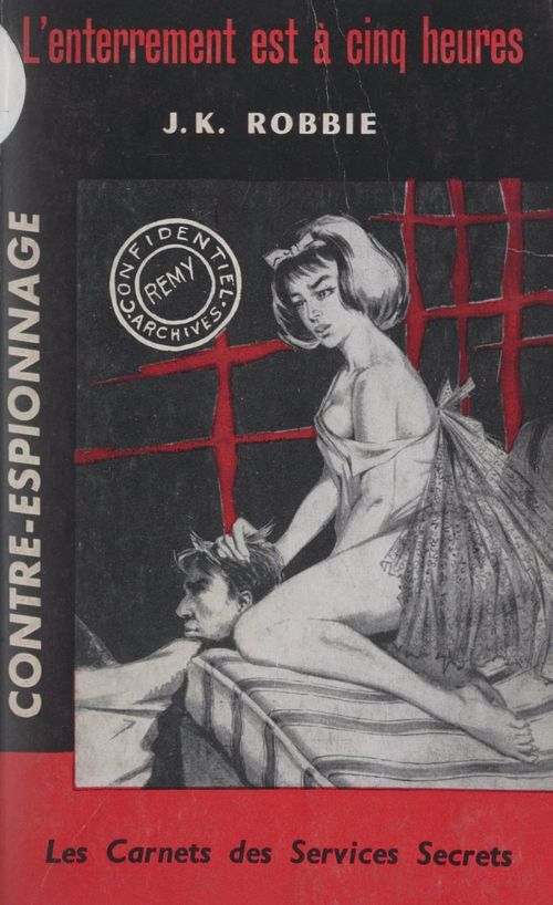 ebook cover of L'enterrement est à cinq heures, by J. K. Robbie