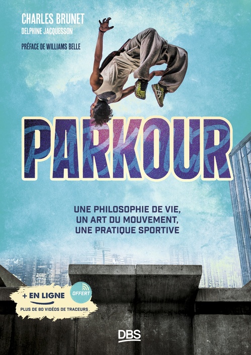 Couverture ebook de Parkour, de Charles Brunet, Delphine Jacquesson