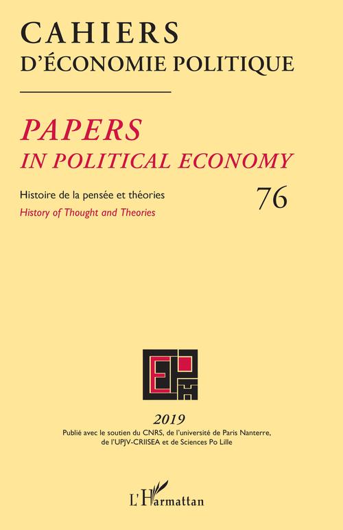 ebook cover of Cahiers d'Économie Politique 76, by Cahiers d'économie politique