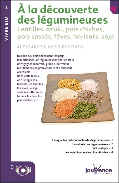 Couverture ebook de À la découverte des légumineuses, de Alessandra Moro Buronzo