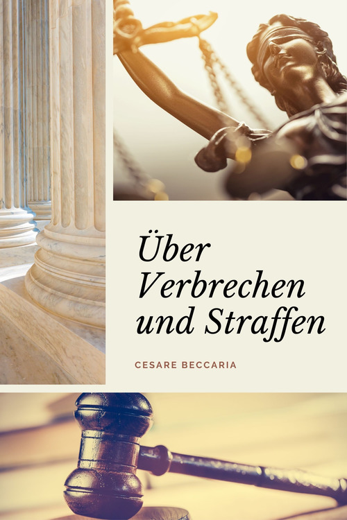 ebook cover of Über Verbrechen und Straffen (Kommentiert), by Césare Beccaria