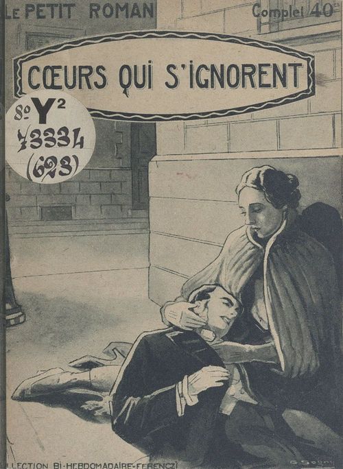 Couverture ebook de Coeurs qui s'ignorent, de Jacques Redanges