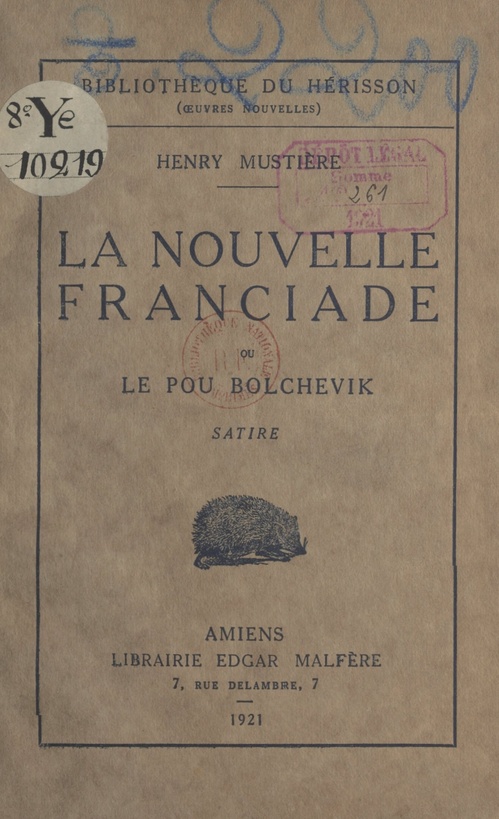 Couverture ebook de La nouvelle Franciade, de Henry Mustiere