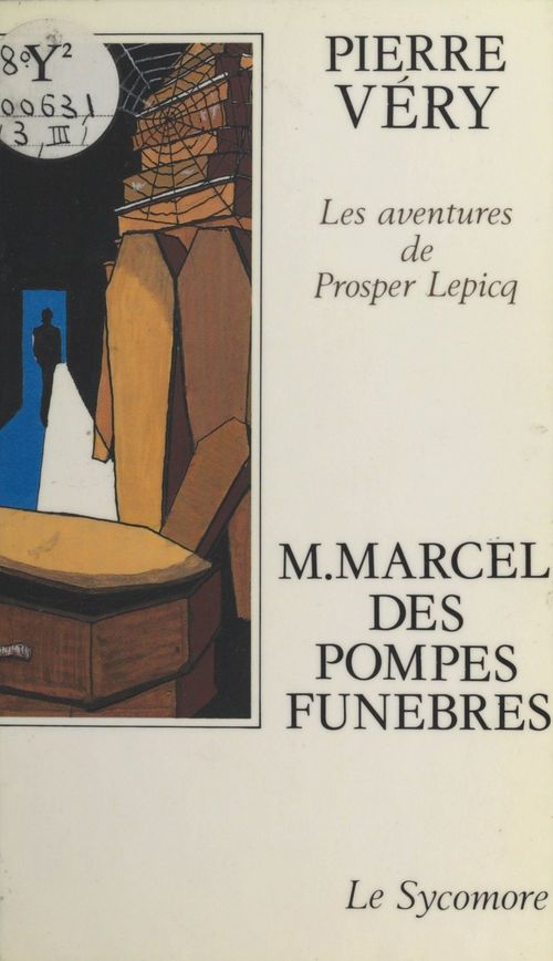 Couverture ebook de M. Marcel des pompes funèbres, de Pierre Véry