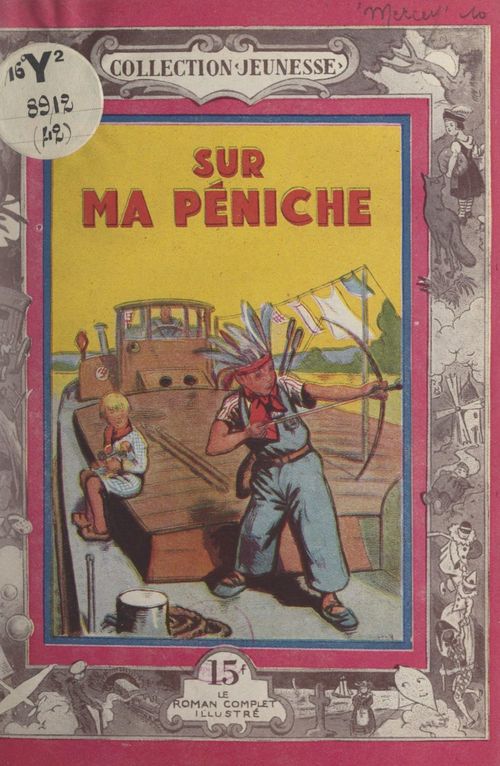 Couverture ebook de Sur ma péniche, de Suzanne Mercey