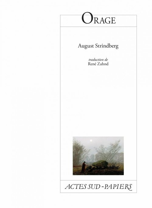 ebook cover of Orage, by August Strindberg
