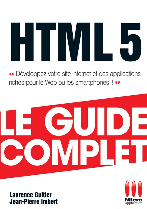 Couverture ebook de Html 5 Guide Complet, de Jean-Pierre Imbert