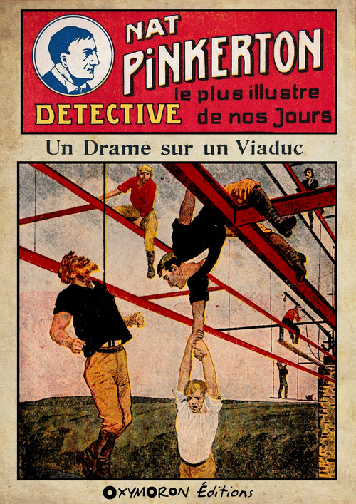 ebook cover of Nat Pinkerton - Un drame sur un viaduc, by Auteur Inconnu