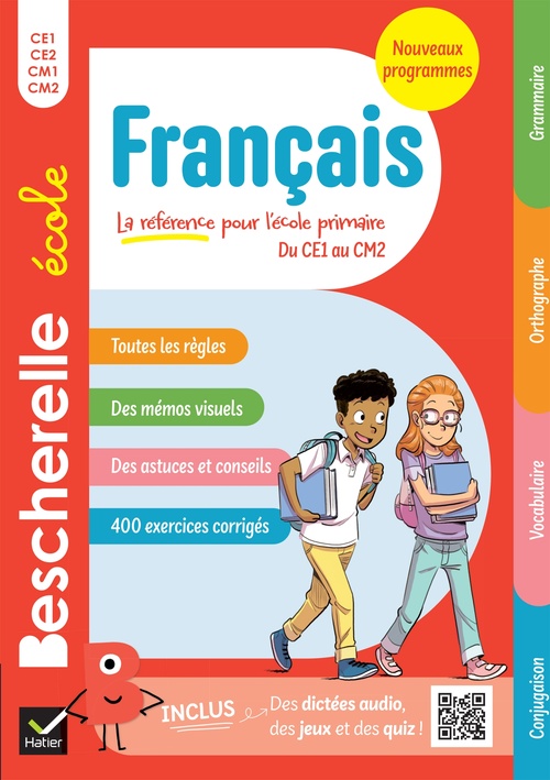 ebook cover of Bescherelle école - Français (CE1, CE2, CM1, CM2) - Nouvelle édition, by Anna Arzoumanov, Isabelle Chavigny, Cédric Hannedouche, Anne-Lore Hannedouche