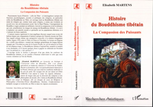 Couverture ebook de Histoire du bouddhisme tibétain, de Elisabeth Martens