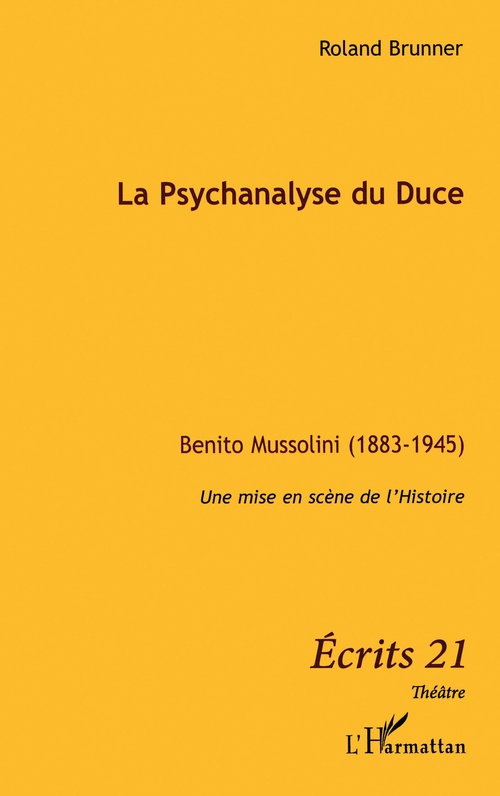 ebook cover of La Psychanalyse du Duce, by Roland Brunner