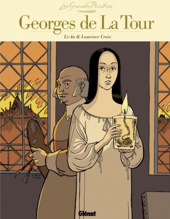 Couverture ebook de Les Grands Peintres - Georges de la Tour, de Li-An, Laurence Croix
