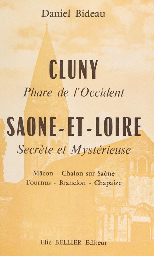 Couverture ebook de Cluny, phare de l'Occident, de Daniel Bideau