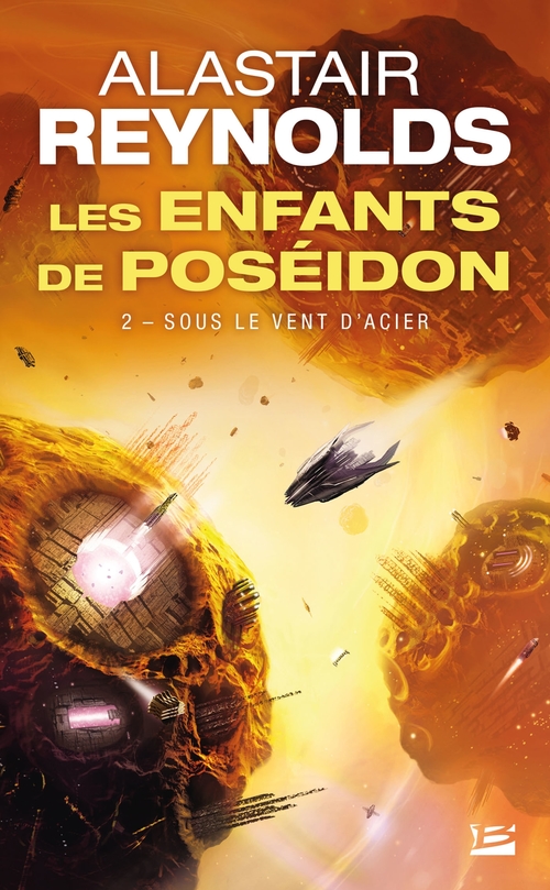 Couverture ebook de Les Enfants de Poséidon, T2 : Sous le vent d'acier, de Alastair Reynolds