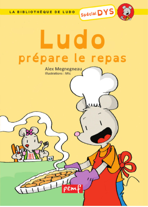 ebook cover of Ludo prépare le repas, by Megnegneau/Mic