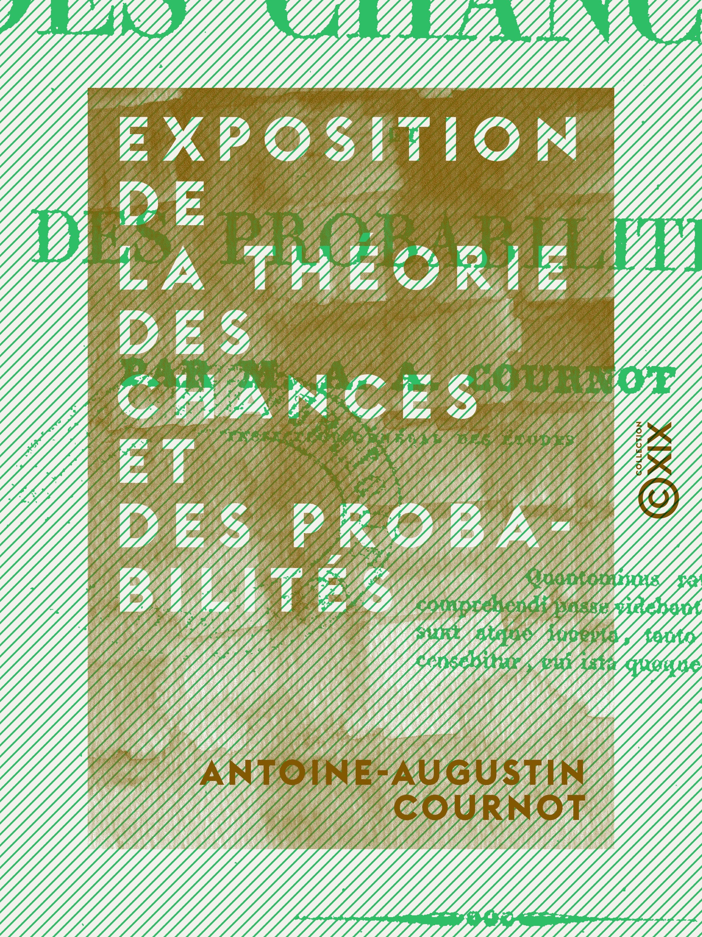 ebook cover of Exposition de la théorie des chances et des probabilités, by Antoine-Augustin Cournot