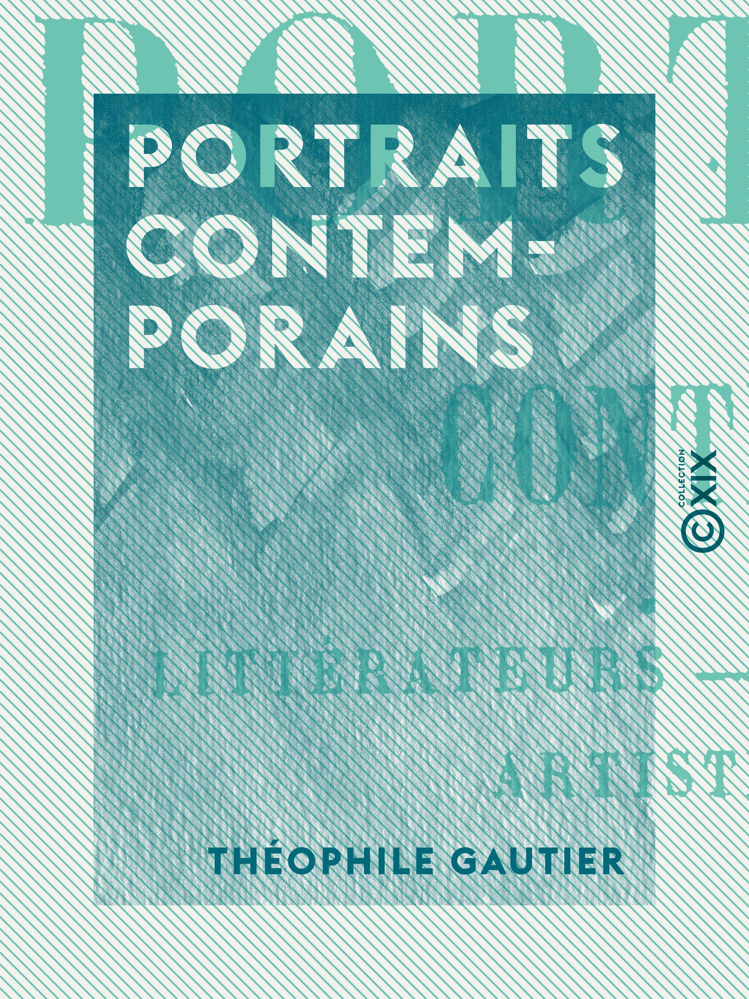 Couverture ebook de Portraits contemporains, de Theophile Gautier