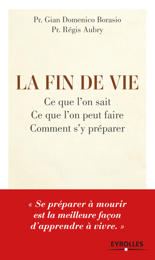 ebook cover of La fin de vie, by Régis Aubry, Gian domenico Borasio